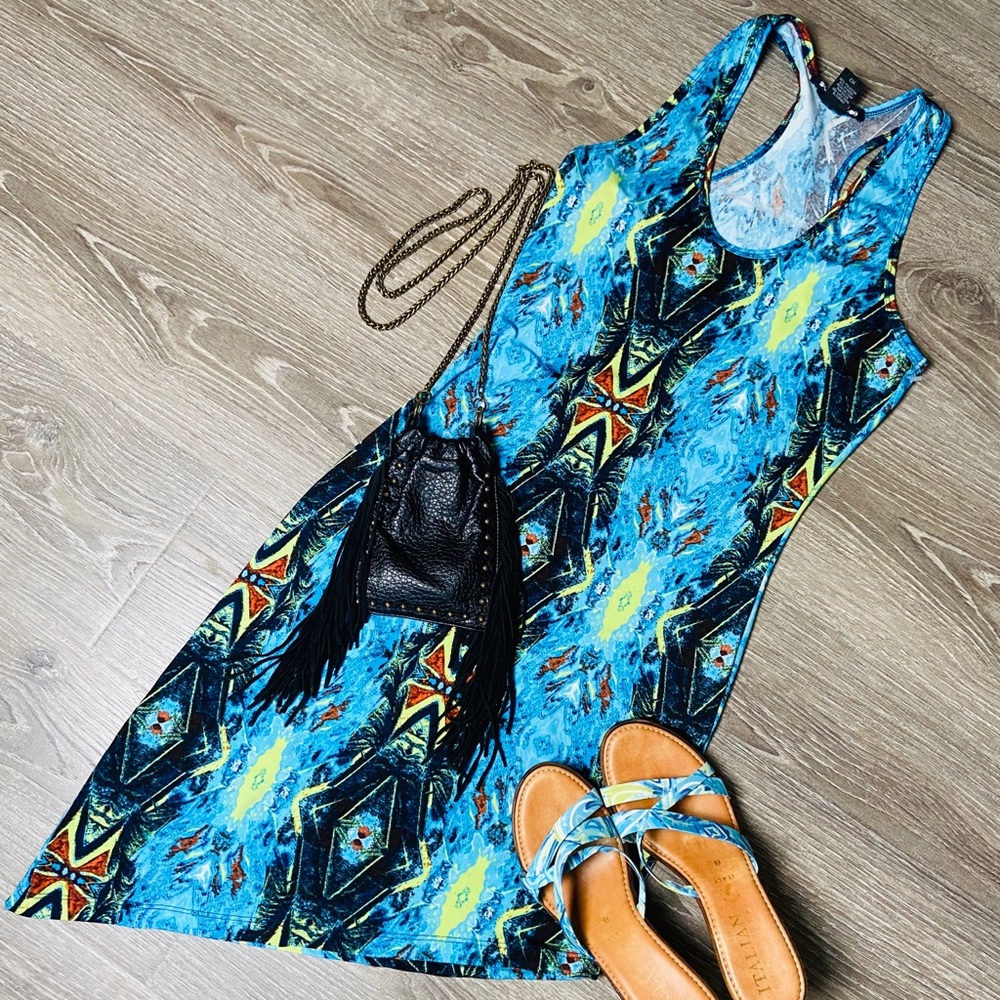 Planet Gold high/low dress